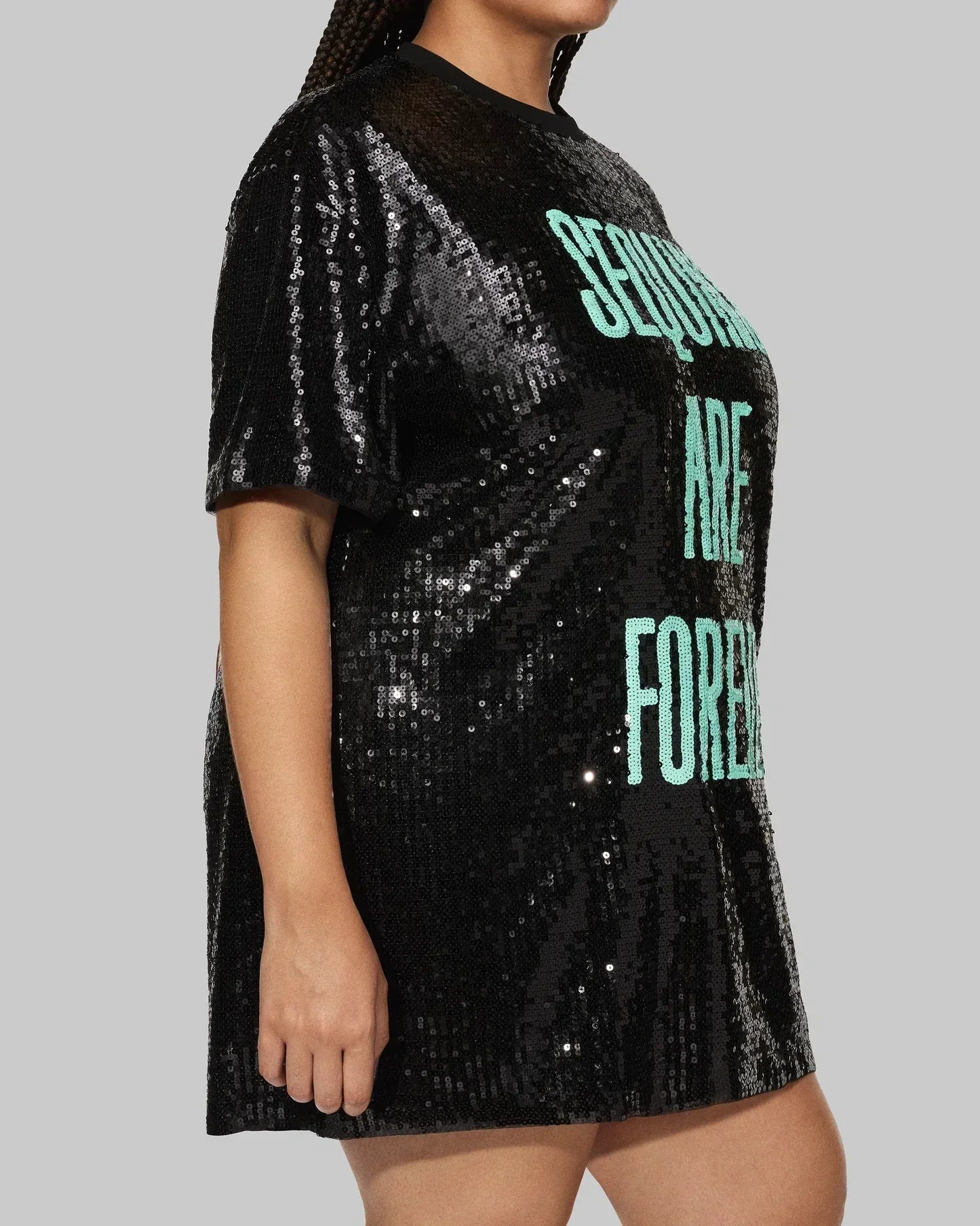 Sequins Are Forever T-Shirt Dress