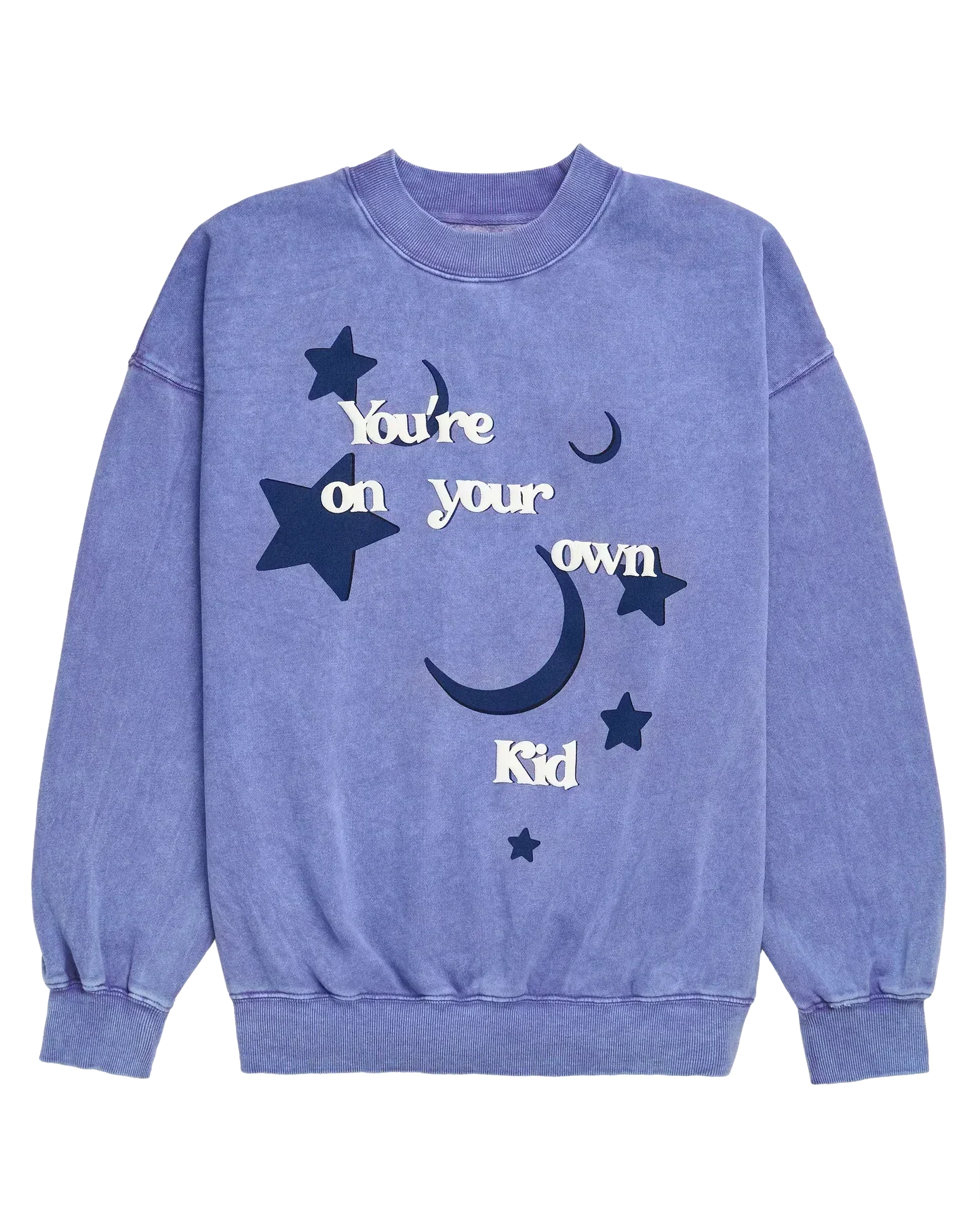 You're On Your Own Kid Purple Crewneck Sweatshirt