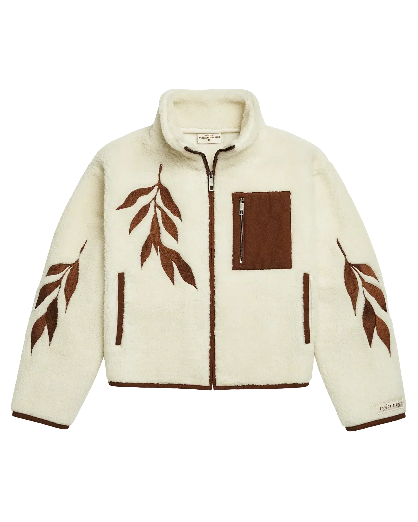 Life is a Willow Zip Up Sherpa Fleece Jacket