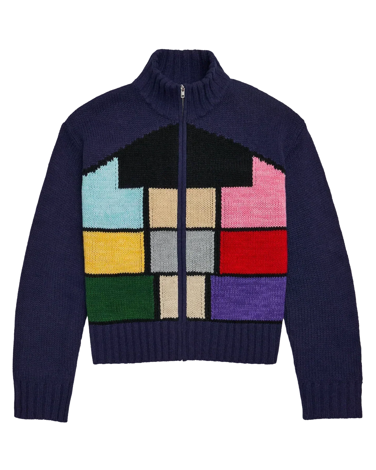 Lover House Zip Up Sweater