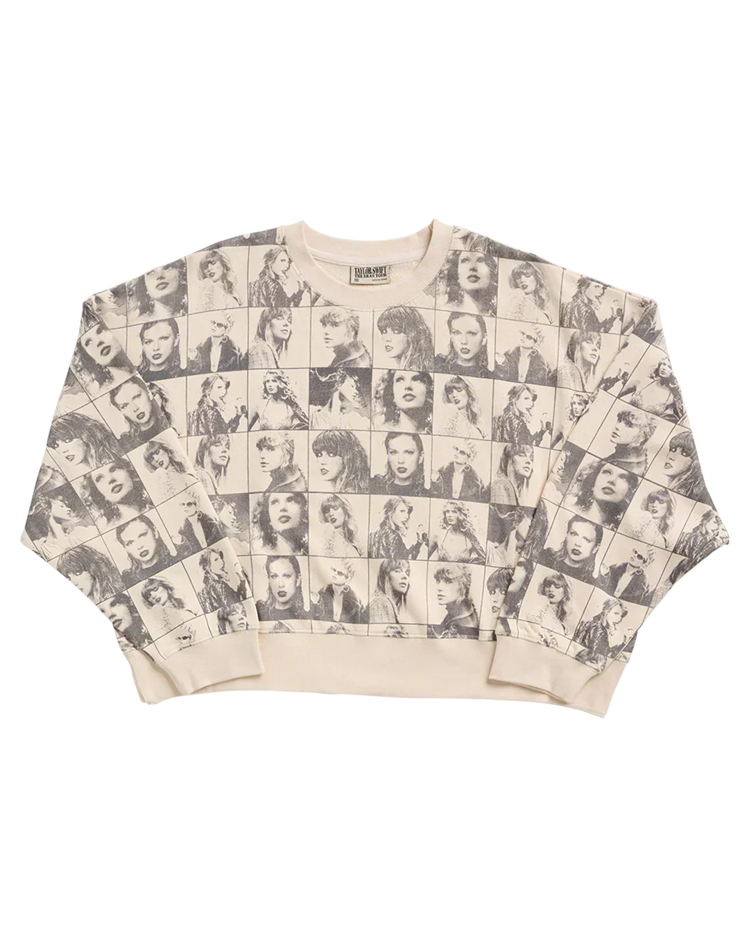 Taylor Swift | The Eras Tour Cropped Beige Pullover