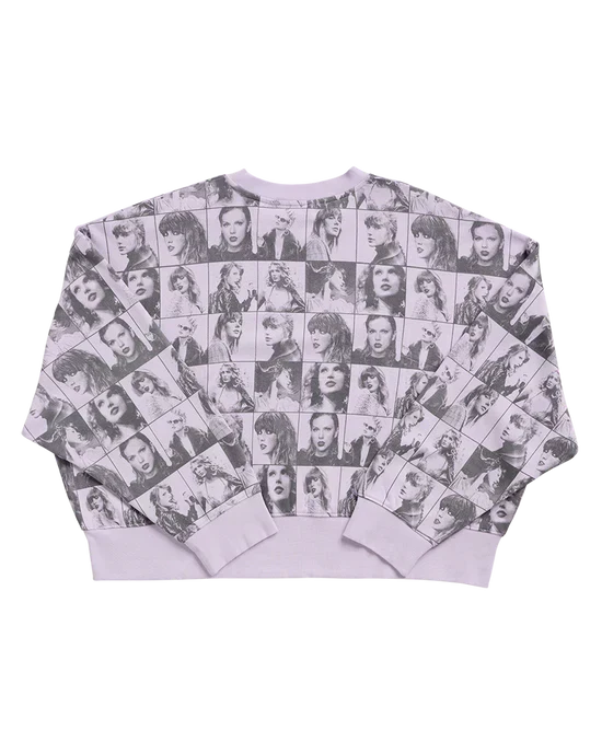 Taylor Swift | The Eras Tour Cropped Lavender Pullover