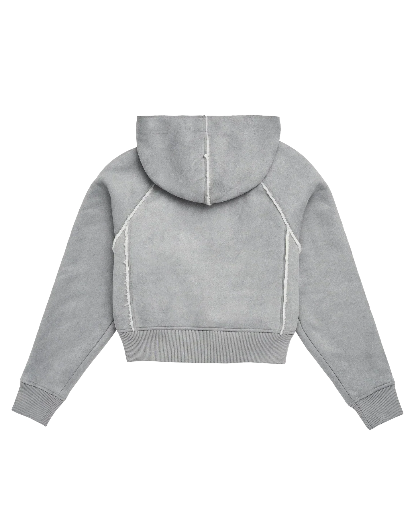 Folklore Album Gray Faux Shearling Jacket