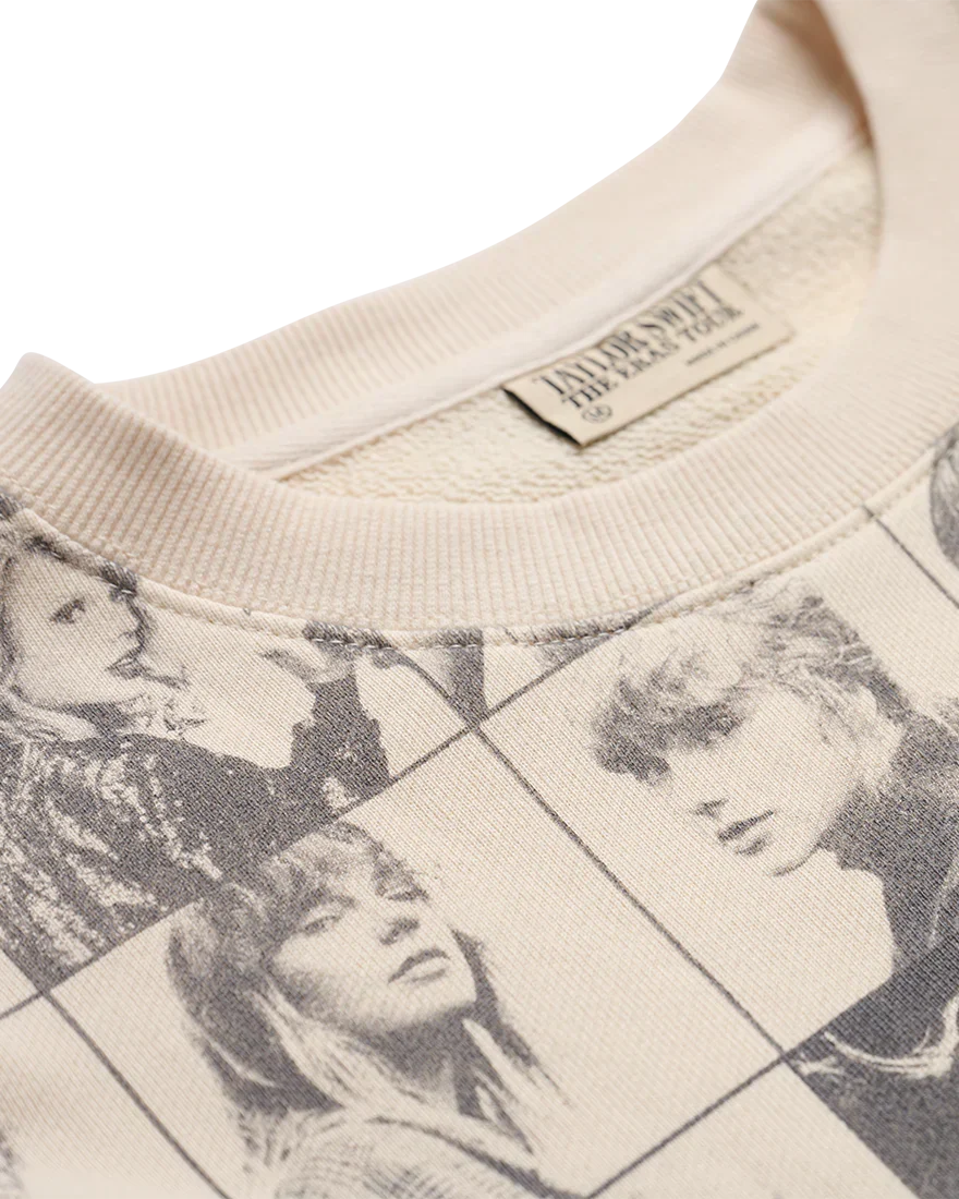 Taylor Swift | The Eras Tour Cropped Beige Pullover