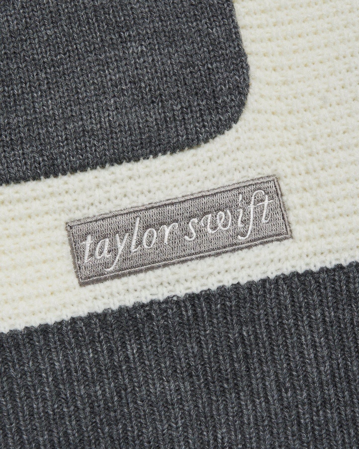 Folklore Album Quarter Zip Up Sweater