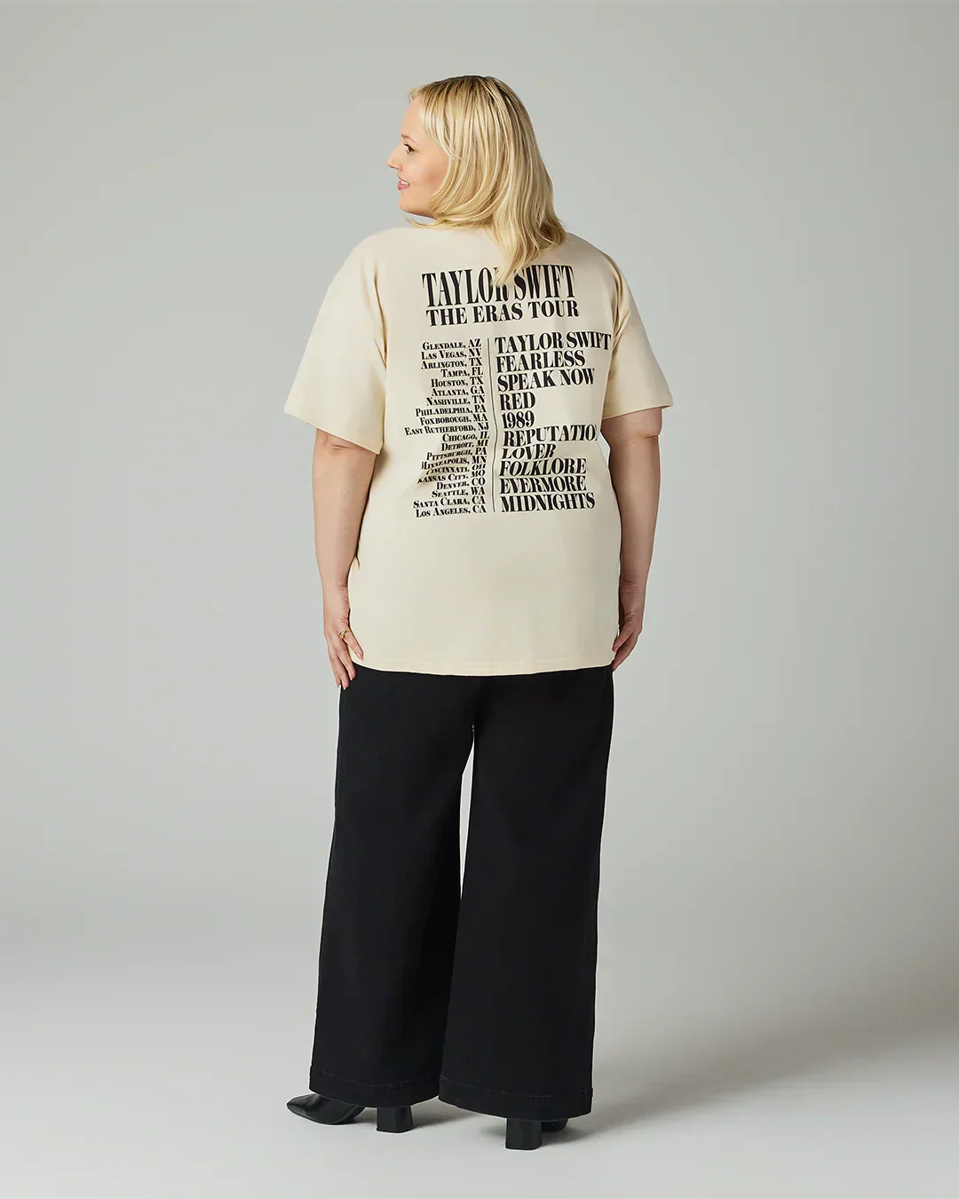 Taylor Swift | The Eras Tour Through LA Beige T-Shirt