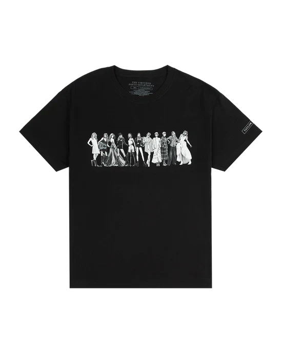 TTPD Eras Black T-Shirt
