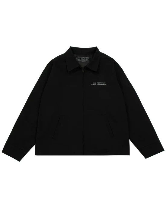 The Tortured Poets Department Black Jacket & 2 Patch Set Bundle