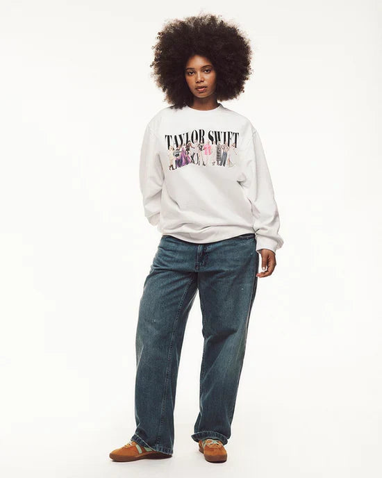 TTPD Eras White Crewneck