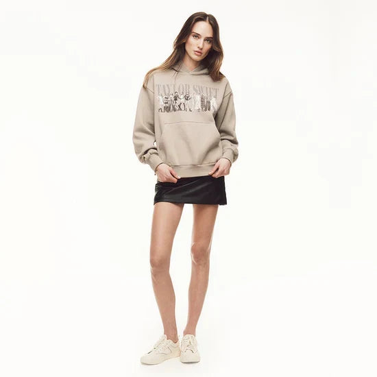 TTPD Eras Beige Hoodie