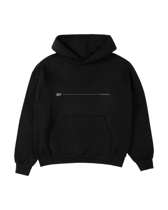 The Tortured Poets Department Black Hoodie