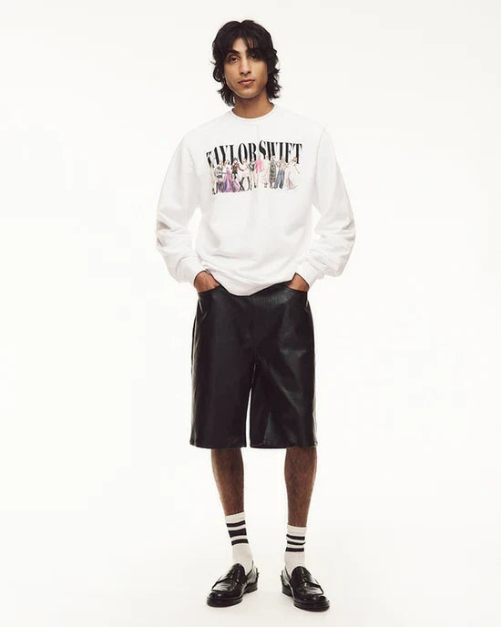 TTPD Eras White Crewneck