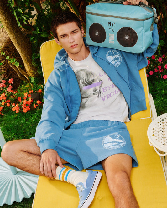 I Was Midnight Rain Zip Hoodie
