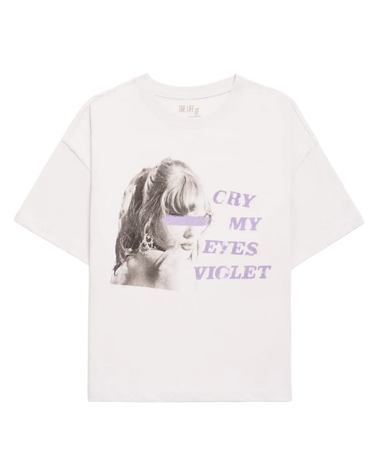 Cry My Eyes Violet Tee