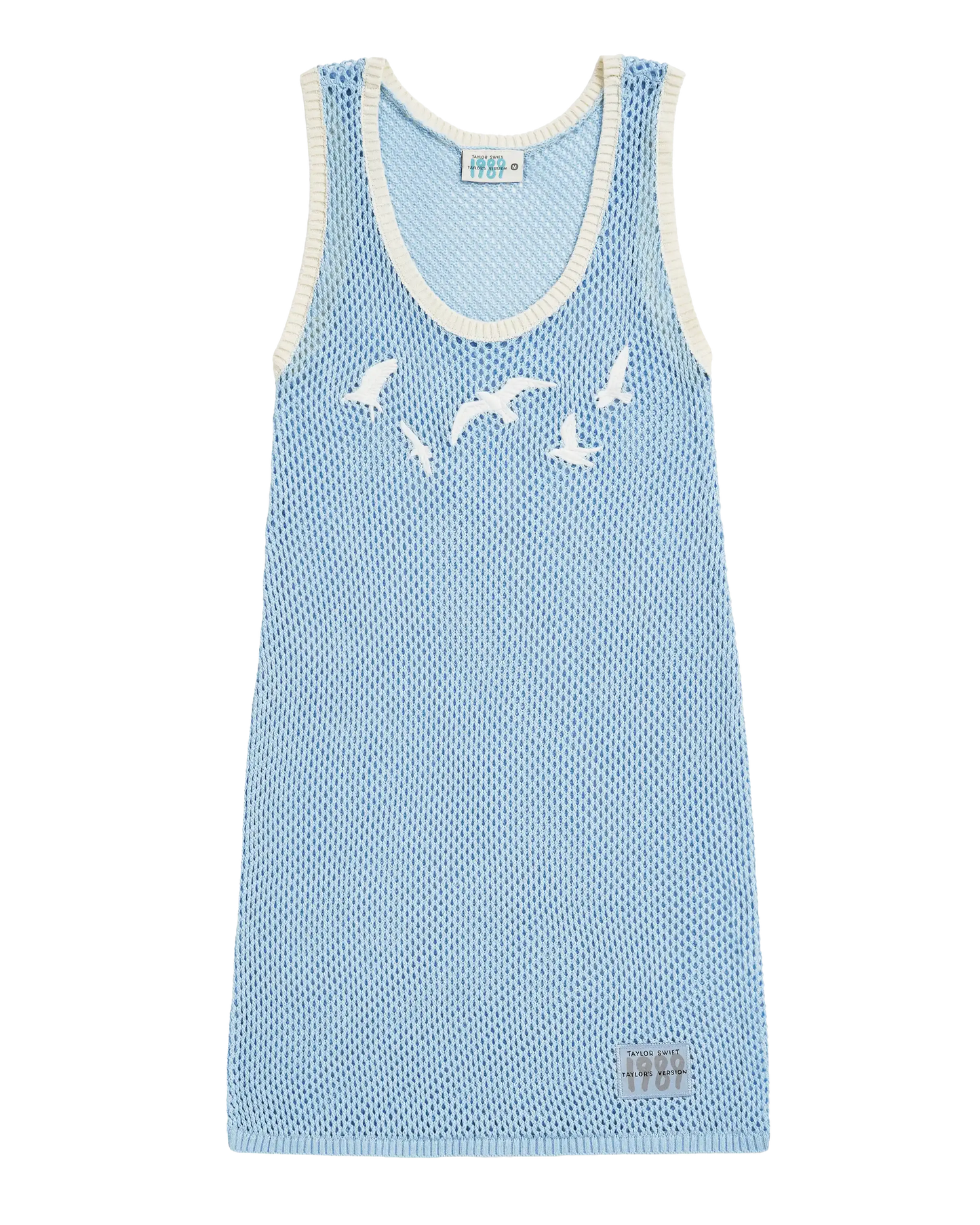 1989 Seagull Mesh Coverup Dress