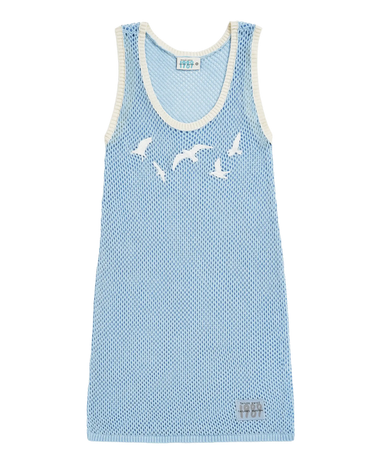 1989 Seagull Mesh Coverup Dress