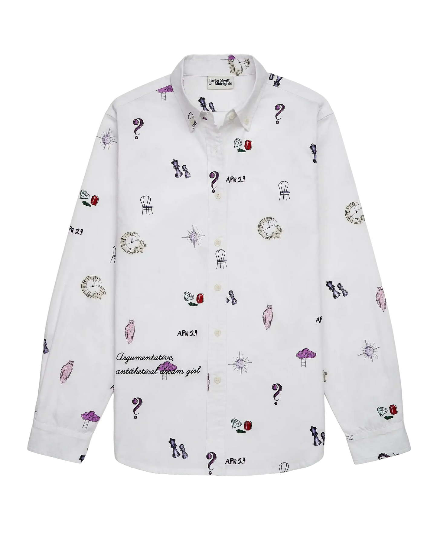Midnights Album Button Down Shirt