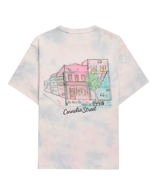 We Bless the Rains on Cornelia Street Tie Dye Tee