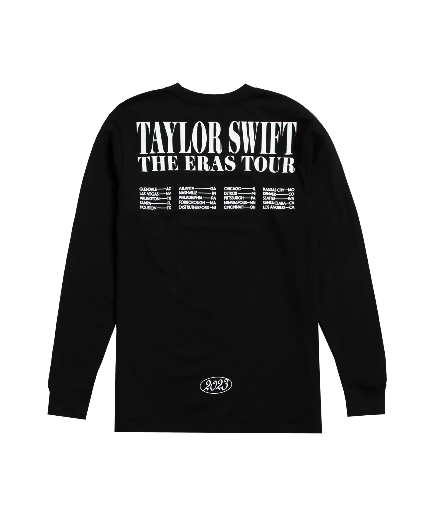 Taylor Swift | The Eras Tour Collage Black Long Sleeve