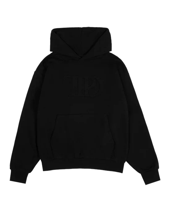 TTPD Black Embossed Hoodie