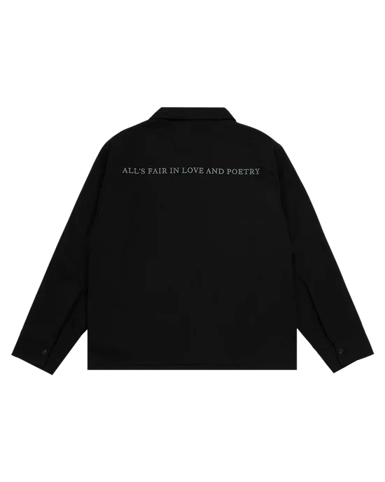 The Tortured Poets Department Black Jacket & 2 Patch Set Bundle