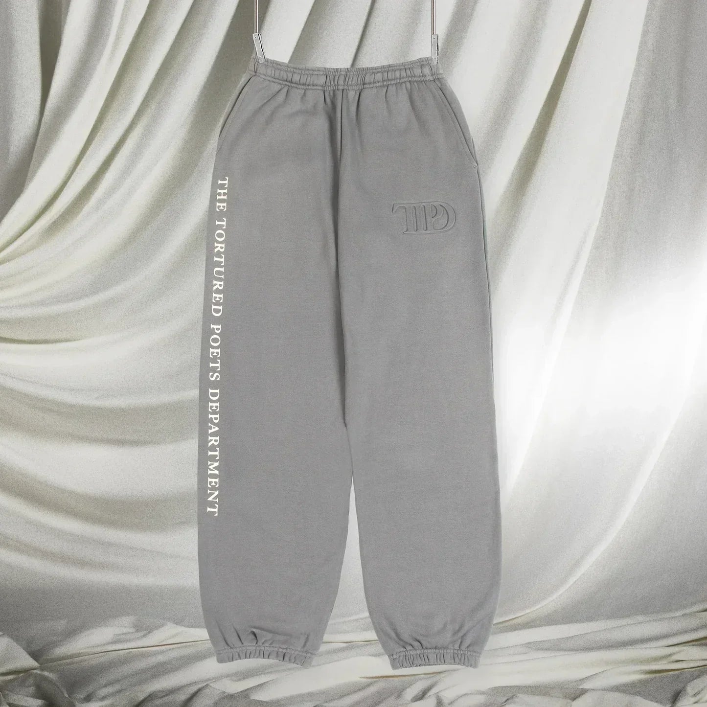 TTPD Gray Embossed Sweatpants