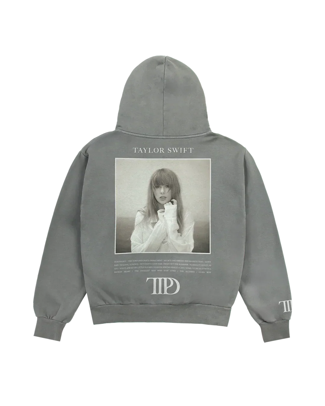 The Tortured Poets Department Gray Hoodie