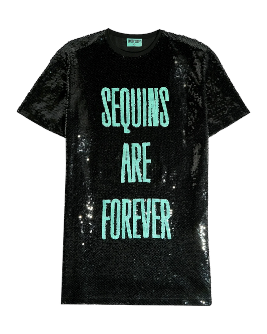 Sequins Are Forever T-Shirt Dress