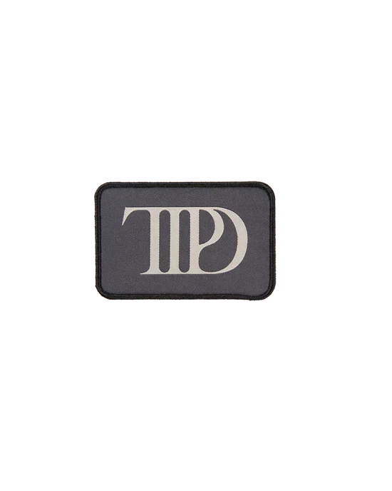 The Tortured Poets Department Black Jacket & 2 Patch Set Bundle