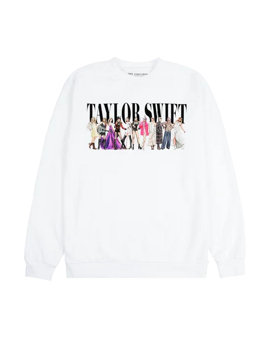 TTPD Eras White Crewneck