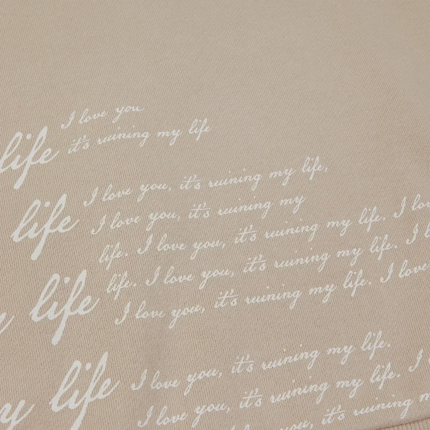 I Love You It's Ruining My Life Boxy Cropped Crewneck